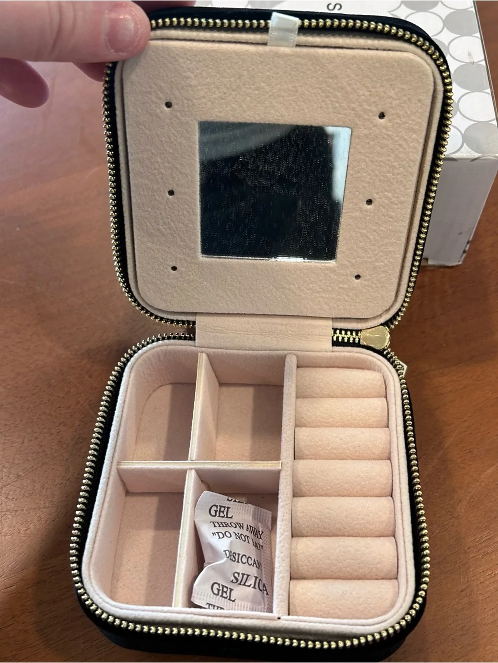 NWT Smileshe Navy Jewelry Box - Decorative Storage
